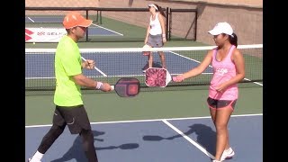 Nationals Pickleball19 50MX 14 Final Daniel MooreTonja Major v Kyle YatesRachel Elliott [upl. by Aurelea825]