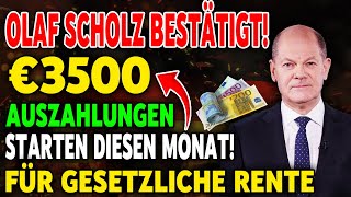 Gesetzliche Rentenversicherung kündigt 3500 € Einmalzahlung an – Auszahlung beginnt indiesem Monat [upl. by Yemrej]