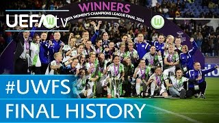 UEFA Womens Football Show  Womens Champions League final history [upl. by Elias]