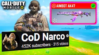 I STOLE COD Narcos AIMBOT AK47 Loadout 😈 COD MOBILE [upl. by Gnart252]