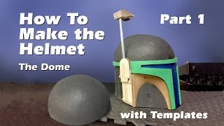 How to make a Boba Fett Helmet Step by step guide Part 1 [upl. by Nimajnab]