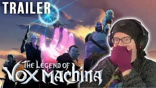 ITS FINALLY HERE  The Legend Of Vox Machina  SEASON 3 OPENING SEQUENCE  REACTION [upl. by Tessie]