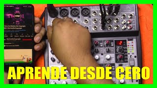 REVIEW MESA de MEZCLAS  XENYX 1202FX BEHRINGER  CONECTAR MIXER A CELULAR O LAPTOP [upl. by Neelrahs]