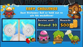 Bloons TD Battles Professor Evil Challenge in BTD Battles  Week 30 22151 [upl. by Agnes]