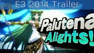 Super Smash Bros  Palutena Joins the Fight E3 2014 Trailer HD [upl. by Phyl]