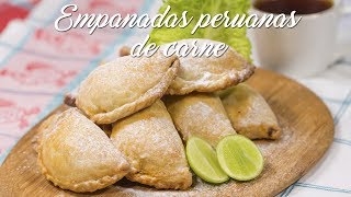 COMO PREPARAR EMPANADAS PERUANAS DE CARNE  COMIDA PERUANA  RECETA DE ACOMERPE [upl. by Nogaem]