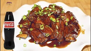 Spare Ribs with Coke Coca Cola Spare Ribs Recipe 可乐排骨 可樂排骨 [upl. by Aseena963]