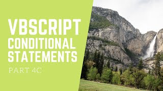 Vbscript Part 4C  Select Case Conditional Statements [upl. by Carlin484]