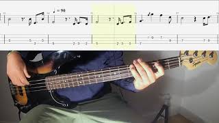 Supertramp  Give a Little Bit  Bass Cover  Tabs [upl. by Latimore]