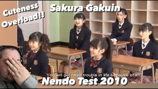 Sakura Gakuin Nendo Test 2010 Reaction [upl. by Ahseiyn]