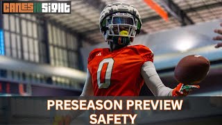 SAFETY CanesInSight Preseason Preview 20242025 [upl. by Llehcam]