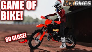 THE BEST GAME OF BIKE WE HAVE EVER DONE ON THE NEW 2023 SUPERMINIS MX BIKES [upl. by Alysia]