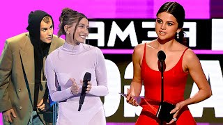 Selena Gomez Wins Award 2022 Justin Bieber amp Hailey Bieber SUPPORT [upl. by Aivital]