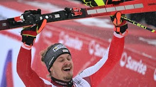 AUDI FIS Ski World Cup  Mens slalom  Adelboden SUI 2nd run Jan 7 2024 weareskiing atomic [upl. by Herald2]