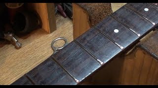 polishing guitar frets to a mirror image why and how IN DEPTH EXPLANATION [upl. by Daphie]