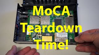 Teardown of an ActionTec WCB3000N MoCA v11 Cable to Ethernet adapter [upl. by Asirb]