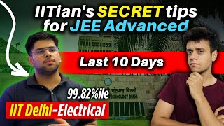 IITian Shares Valuable Tips for JEE Advanced   strategy for under AIR 2000 [upl. by Lavicrep871]