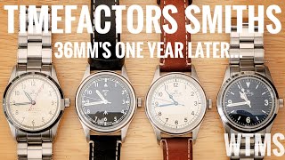 Timefactors Smiths 36mm Roundup  One Year Later [upl. by Langston849]