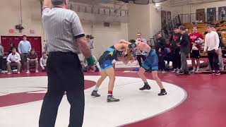 Mat Town Open 2 Jax Forrest Unattached vs Luke Stanich Lehigh 125 lb Finals [upl. by Ahsik]