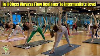 Full Class Vinyasa Flow Beginner To Intermediate Level  Yoga With Sandeep  Vietnam [upl. by Muirhead]