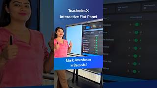 Interactive Flat Panel  Interactive Whiteboard with Smart Attendance Features [upl. by Allecnirp]