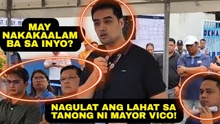 NAGULAT SILANG LAHAT SA TANONG ni Mayor VICO SOTTO PASIMPLENG BANAT NI MAYOR SA MGA EUSEBIO [upl. by Yoral]