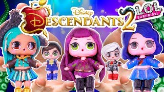 DESCENDANTS 2 Toys LOL Surprise Dolls Series 2 Custom Dolls DIY Toy Tutorial [upl. by Mairim]