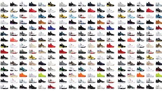 Every Air Jordan 4 Colorway Ever Released from 1989  2021 [upl. by Perry968]