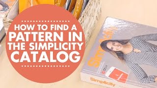 How to Find A Pattern in The Simplicity Catalog [upl. by Haggerty]