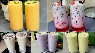 💯👌ഇഫ്താറിന് ഉണ്ടാക്കാൻ നല്ല അടിപൊളി 5 Drinks😋😋 Carrot LassiChikkoo ShakeAvocado Shake [upl. by Rases]