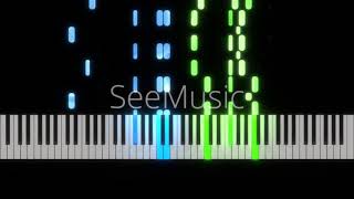 Black and White Rag Winifred Atwell Midi Visualizer [upl. by Monty]