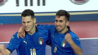 Italia  Belgio 41  4a gara qualificazione Euro 2022 highlights [upl. by Eryt]