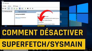 Comment désactiver Superfetch SysMain dans Windows 10 [upl. by Eran324]