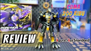 Bukan Cuma Murah Tapi Detailnya Keren Banget  REVIEW Figurise Standard BlackWarGreymon [upl. by Fennie]