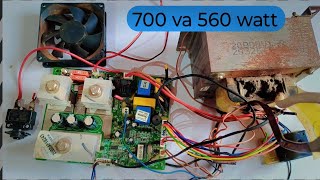 700 VA 560 WATT Inverter All Parts Connection  Microtek 700 va inverter [upl. by Copland]