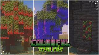 Colorful Azaleas Minecraft Mod Showcase  A Great Expansion to Azaleas [upl. by Rednirah]