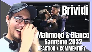 Sanremo 2022  Mahmood amp Blanco cantano ‘Brividi’ REACTION [upl. by Essile]