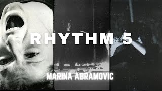 Marina Abramović risked her life in Rhythm 5 1974 performance [upl. by Eidnam]