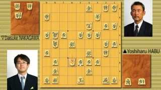 Famous Shogi Games HABU vs NAKAGAWA Oct 14th 2007 [upl. by Atniuqal]