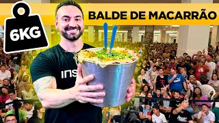 O DESAFIO MAIS DIFÍCIL BALDE de MACARRÃO 6KG Valendo R4000 [upl. by Nosahc]