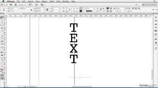 InDesign Tutorial  Setting text vertically [upl. by Nahtnoj153]