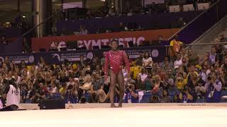 Simone Biles  Floor Exercise  2018 World Championships  Women’s Team Final [upl. by Amikehs539]