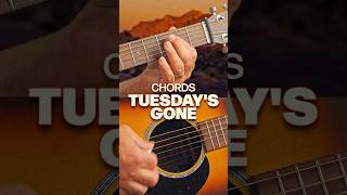 Tuesdays Gone by Lynyrd Skynyrd  Verse Chords Tutorial  Intro to Turnaround Lick [upl. by Gina]