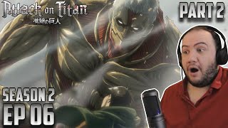 Reiner and Bertholdt Reveal  ATTACK ON TITAN REACTION SEASON 2 PART 2 EPISODE 06 31 [upl. by Plossl]