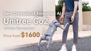 Introducing Unitree Go2  Quadruped Robot of Embodied AI from 1600 [upl. by Eiryt185]