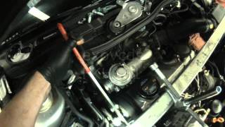 VW A4 ALH TDi Timing Belt Installation [upl. by Aicyla]