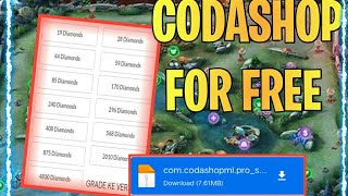 ⛔GET FREE UNLIMITED DIAMOND USING CODASHOP IN MOBILE LEGENDS [upl. by Damle]