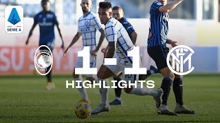 ATALANTA 11 INTER  HIGHLIGHTS  SERIE A 2021  Miranchuks equaliser cancels out Lautaros opener [upl. by Noscire]