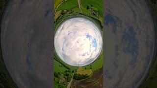 Emley Moor Mast Insta 360 X4 tied to a Dji Mini 3 huddersfield insta360x4 drone djimini3pro [upl. by Micah99]