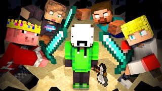 Dream VS Minecraft YouTubers BEST FIGHTS [upl. by Ahrens173]